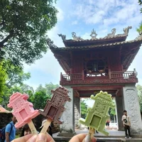 Độc đáo những que kem in hình 