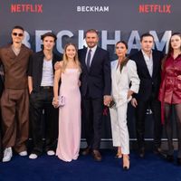 vợ chồng Beckham dạy con