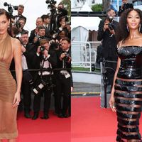 Bella Hadid, Naomi Campbell lăng-xê váy xuyên thấu thảm đỏ LHP Cannes
