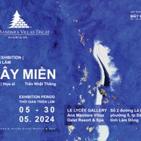 Họa sĩ Trần Nhật Thăng mở triển lãm Mây Miền tại Đà Lạt