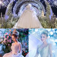 Trước khi vướng tin đồn Xoài Non chia tay, cả 2 đều có đám cưới xa hoa