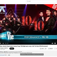 Anh Trai Say Hi chiễm chệ trên Top Trending Music