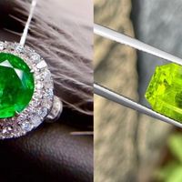 Đá peridot xanh lá