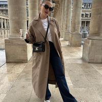 Trench coat dáng dài