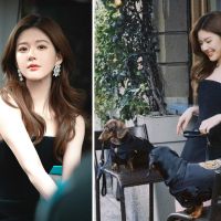 Triệu Lộ Tư tại show Versace