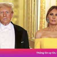 Váy áo ấn tượng của bà Melania Trump trong chuyến thăm Anh
