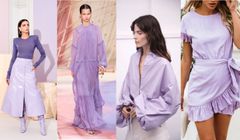 "Tím lilac" lên ngôi cho mùa mốt Thu Đông 2021/22