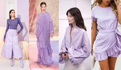 "Tím lilac" lên ngôi cho mùa mốt Thu Đông 2021/22