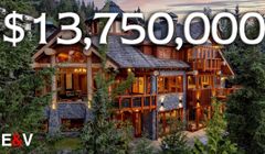 Bên trong nhà gỗ trượt tuyết Whistler Luxury 13,750,000  đô la.