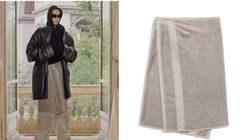 Balenciaga và chiếc khăn tắm Balenciaga Towel Skirt 925$