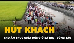 Khu ẩm thực giữa đồng ở Bà Rịa - Vũng Tàu hút hàng ngàn lượt khách mỗi ngày