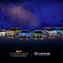 BST xe Lexus dựa theo ý tưởng “Eternals” của Marvel