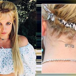 “Giải mã” ý nghĩa hình xăm sau gáy của Britney Spears