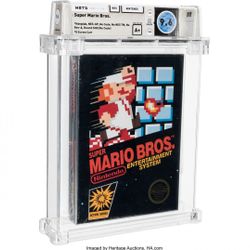 Game ’Super Mario Bros.1985’ được bán với giá kỷ lục 2 triệu USD