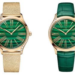 Bộ sưu tập Trésor Omega tỏa sáng với đá Malachite