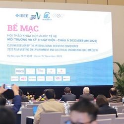 Bế mạc Hội thảo khoa học quốc tế về Môi trường và Kỹ thuật điện - châu Á