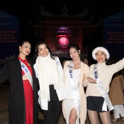 Hoàng Nhung nổi bật trong các hoạt động tại Hoa hậu Hoàn vũ Việt Nam 2023