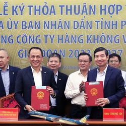 Vietnam Airlines hợp tác với tỉnh Phú Yên xúc tiến đầu tư, thương mại, du lịch, hàng không