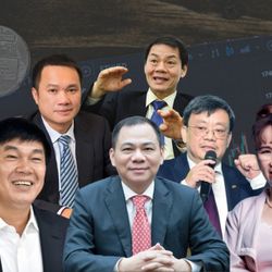 Infographic: Tài sản của các tỷ phú Việt Nam thay đổi chóng mặt ra sao trong năm 2024?