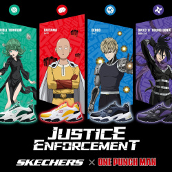 Skechers ra mắt bộ sưu tập đánh dấu sự kết hợp cùng One Punch Man