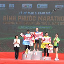 Gần 25.000 VĐV, du khách trong nước, quốc tế tham dự Giải Bình Phước marathon - Trường Tươi Group lần thứ II