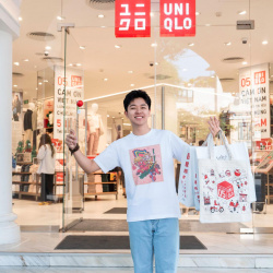 Giới trẻ diện BST áo thun Uniqlo lấy cảm hứng từ xích lô, phố thị