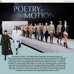 Poetry In Motion cuộc hẹn hò của thời trang và văn học