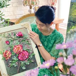Làm tranh phù điêu hoa dành tặng ngày Quốc tế Phụ nữ 8/3
