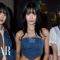 Nhan sắc Châu Á phủ sóng Front Row Miu Miu Thu Đông 2024