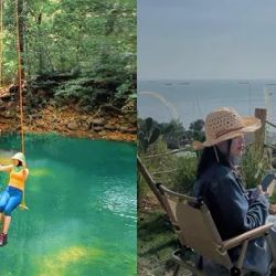 Chu du gần TP.HCM dịp lễ 30/4 vẫn tắm biển, cắm trại “chill out” thỏa thích
