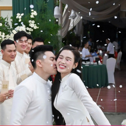 Hình ảnh lễ ăn hỏi của Đỗ Thị Hà và thiếu gia Tập đoàn Sơn Hải