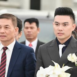 Chồng doanh nhân của Đỗ Thị Hà tới đón dâu ở Thanh Hóa