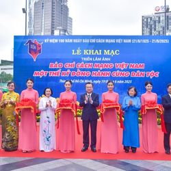 TPHCM: Khai mạc triển lãm ảnh đặc sắc “Báo chí cách mạng Việt Nam – Một thế kỷ đồng hành cùng dân tộc”