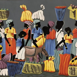 Những bức tranh sống động của họa sĩ Pievy Polyte thu hút người xem Vermont đến Haiti