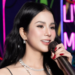 Thực hư vụ Diệp Lâm Anh mặc áo Louis Vuitton nhái