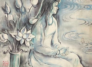 Bút họa của Tú Duyên thường nghiêng về các đường cong uyển chuyển và tinh tế. 