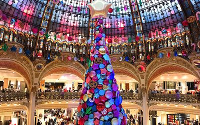 Lung linh sắc màu chợ Giáng sinh Paris