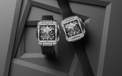 Nghệ thuật kết hợp đá quý giúp đồng hồ Hublot Square Bang Unico đắt đỏ