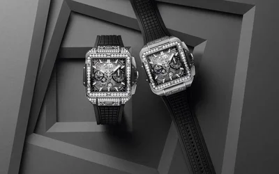 Nghệ thuật kết hợp đá quý giúp đồng hồ Hublot Square Bang Unico đắt đỏ