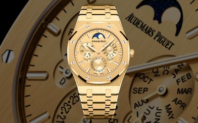 Đồng hồ vàng 18K nguyên khối 'siêu mỏng'