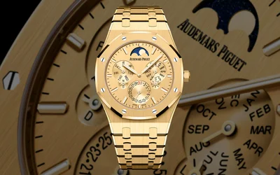 Đồng hồ vàng 18K nguyên khối 'siêu mỏng'