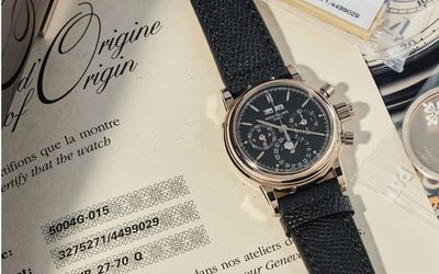 Cận cảnh đồng hồ Patek Philippe 5004 Perpetual Calendar Chronograph