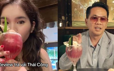 Màn review trà vải Thái Công gây sốt vì quá dứt khoát và thẳng thắn, chính chủ cũng phải làm video đáp trả