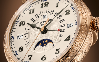 Tuyệt phẩm điêu khắc Retrograde Perpetual Calendar Rare Handcrafts