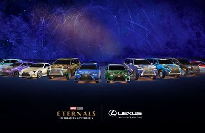 BST xe Lexus dựa theo ý tưởng “Eternals” của Marvel
