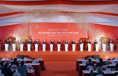 Vingroup khởi công nhà máy sản xuất pin VinES