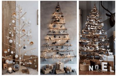 Những cây thông Noel cực đơn giản nhưng đầy ấn tượng