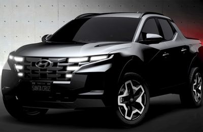 Xe bán tải của Hyundai lộ diện trước ngày ra mắt