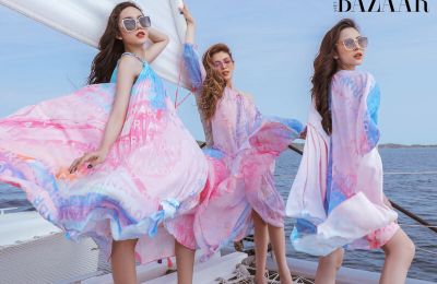 Gợi ý trang phục đi biển hot cho mùa hè từ NTK Adrian Anh Tuấn