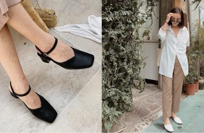 Chào hè cực chất với form giày mũi vuông dành cho phái nữ